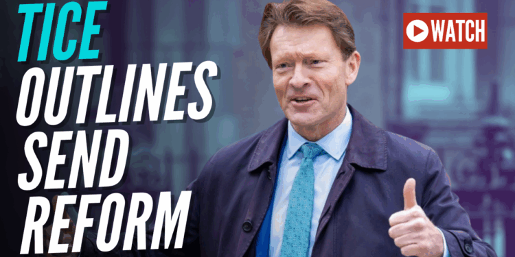 LIVE: Richard Tice Delivers Press Conference on SEND Reform