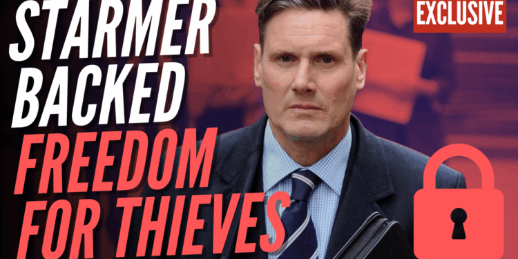 MEMBERS-ONLY: Starmer Supported Proposal to Prevent Thieves and Pickpockets Ever Being Jailed