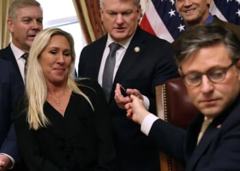 MTG Alleges Mike Johnson Is Puppet Being Controlled By Trump’s White House