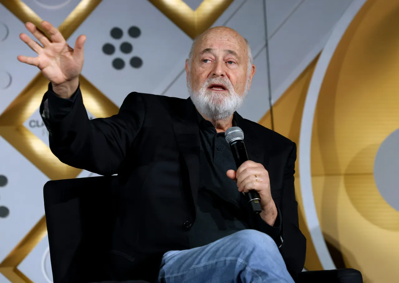 HOLLYWOOD, CALIFORNIA - APRIL 25: Rob Reiner speaks onstage at the screening of 