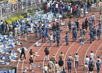 Soccer Stadium Gets Destroyed In India After Fans Can’t See Lionel Messi In Unbelievable Scene