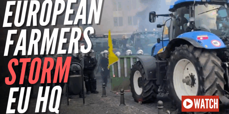 Thousands of Farmers Revolt Outside EU Parliament – Guido Fawkes