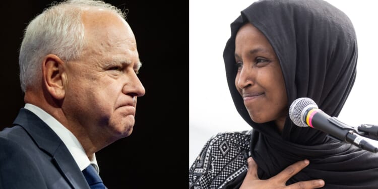 Tim Walz and Ilhan Omar Tied to 'Biggest Theft of Taxpayer Dollars In US History' [WATCH]