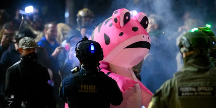 Transgender Anti-ICE Rioter Already Out Of Jail After Butcher Knife Episode