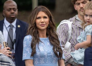 Unhinged Protesters Scream in Kristi Noem's Face While She Holds Her Baby Grandchild [WATCH]