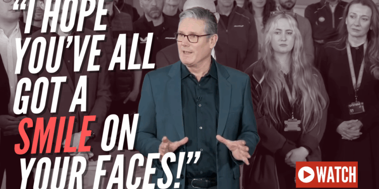 WATCH: Starmer Bores McLaren Staff to Death After F1 Victory