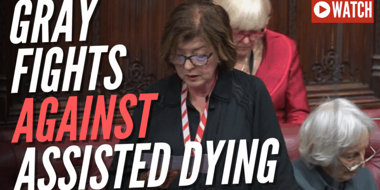 WATCH: Sue Gray Intervenes Against Assisted Suicide Bill