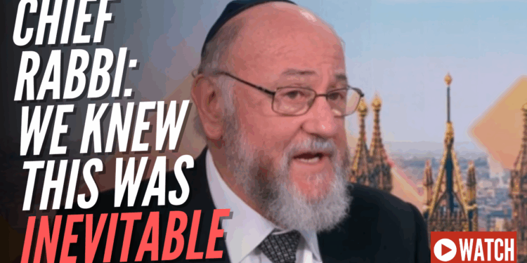 WATCH: UK Chief Rabbi Says Bondi Beach Attack “Devastating but No Surprise”