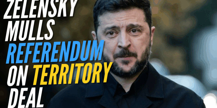 Zelensky Says Ukrainians Could Get Referendum on Whether to Give Up Territory – Guido Fawkes