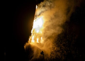 Historic Dutch former Catholic church destroyed by fire on New Year’s Day