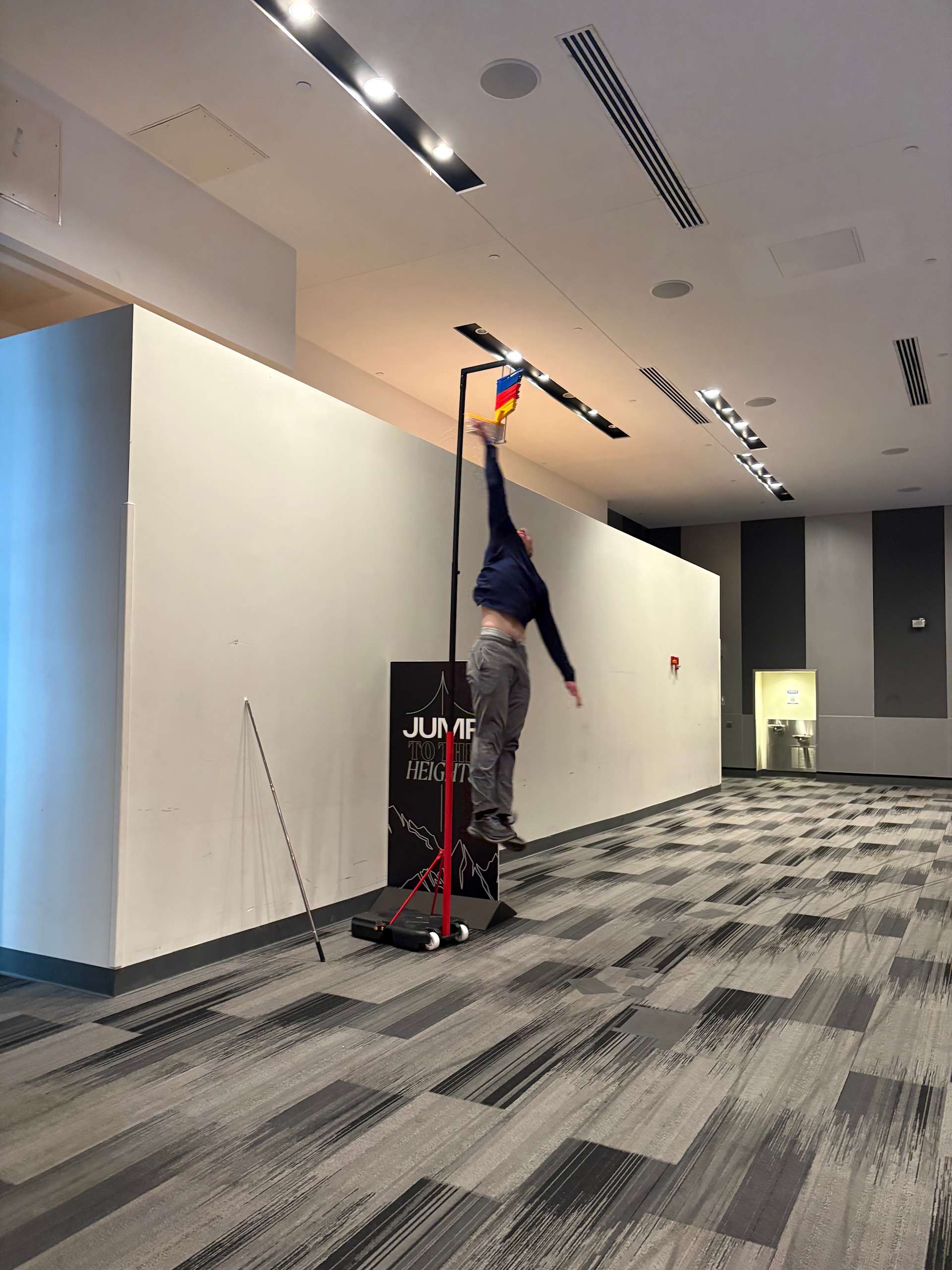 A participant at SEEK 2026 “jumps to the heights” on Thursday, Jan. 1, 2026. | Credit: Gigi Duncan/EWTN News