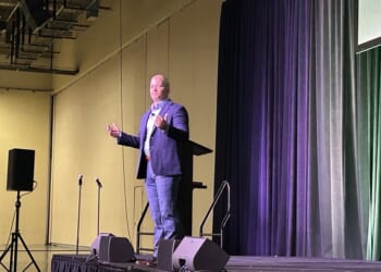 ‘As men, you’re called to act!’ speaker says to a packed room of young men at SEEK 2026
