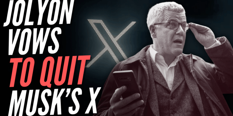 Jolyon Announces Sad Departure From Musk's X – Guido Fawkes