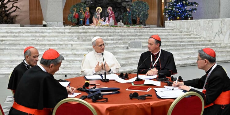 As consistory opens, Leo XIV tells cardinals ‘I am here to listen’