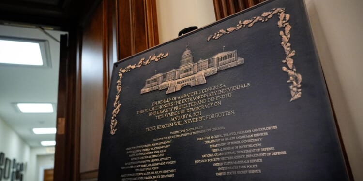 After delays, the missing Jan. 6 plaque will be displayed at the Capitol