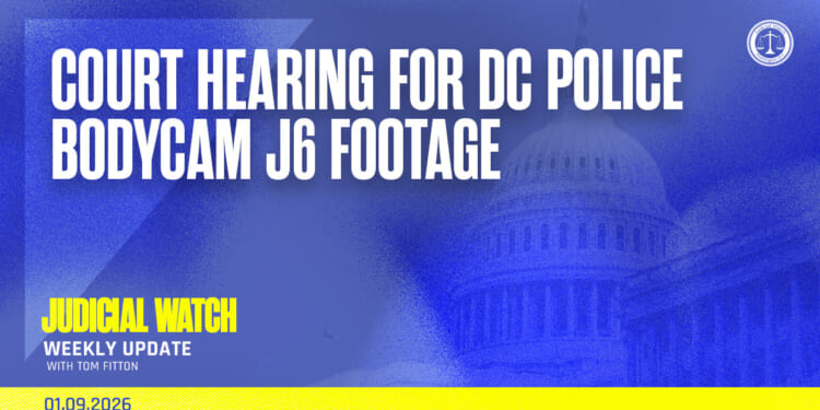 Court Hearing for DC Police Bodycam J6 Footage