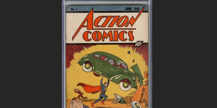 Rare copy of Superman comic book that introduced him to the world sells for $15 million
