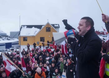 Thousands march in Greenland to support island in the face of Trump's threats to take it over