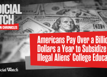 Americans Pay Over a Billion Dollars a Year to Subsidize Illegal Aliens’ College Education