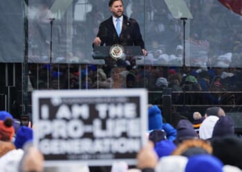 J.D. Vance touts the Trump administration's record against abortion at a Washington rally