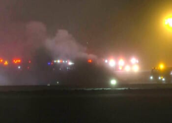 Private aircraft with 8 aboard crashes on takeoff in Maine, FAA says