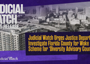 Judicial Watch Urges Justice Department to Investigate Florida County for Woke Quota Scheme for ‘Diversity Advisory Council’