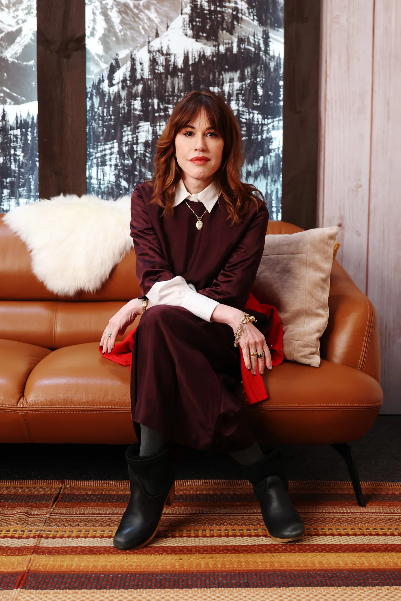PARK CITY, UTAH - JANUARY 25: Molly Ringwald visits the IMDb Portrait Studio at Acura House of Energy on location at Sundance 2026 on January 25, 2026 in Park City, Utah. (Photo by Mat Hayward/Getty Images for IMDb)