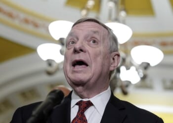 Headless ICE Agent? Sen. Dick Durbin Waves Obvious AI Fake on Senate Floor to Slam Immigration Policies – Twitchy