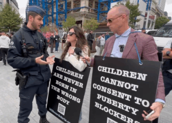 Authorities face legal action for arresting anti-trans protestors