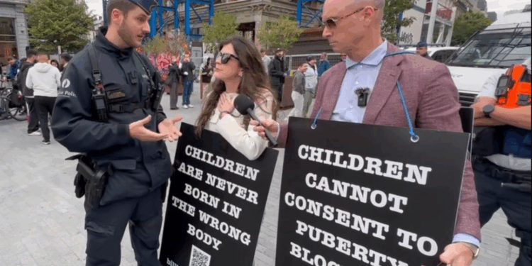 Authorities face legal action for arresting anti-trans protestors