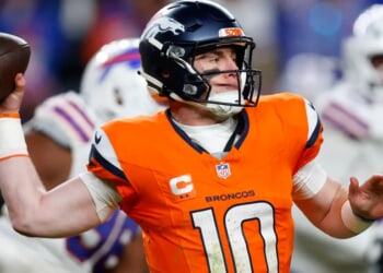 Broncos’ Bo Nix Out For Rest Of Playoffs After Suffering Season-Ending Fractured Ankle Against Bills