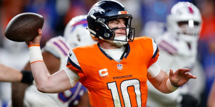 Broncos’ Bo Nix Out For Rest Of Playoffs After Suffering Season-Ending Fractured Ankle Against Bills