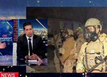 CNN Host Lets Biden Official Claim Anti-ICE Riot Is ‘Peaceful’ While Showing Riot On Screen