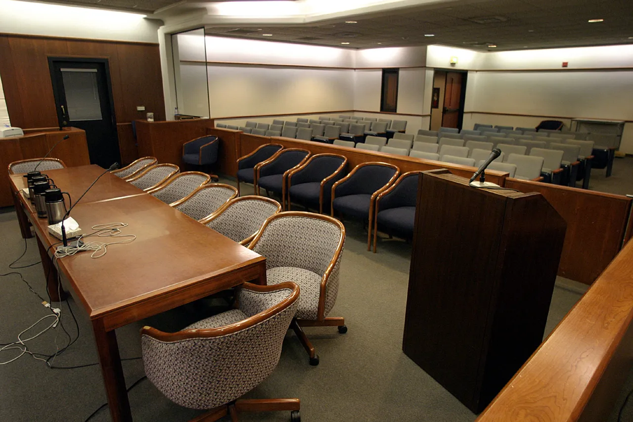 A view inside Courtroom #8 (Photo by Spencer Weiner-Pool/Getty Images)