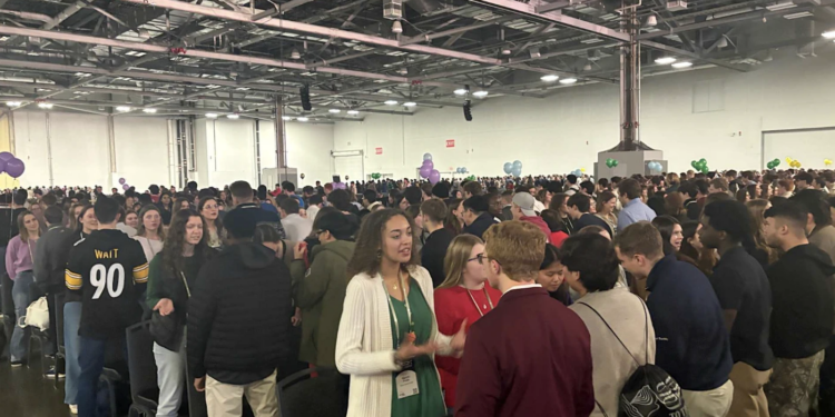 Catholic singles attend huge SEEK 2026 speed dating event