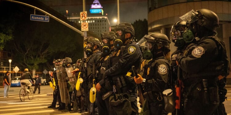 Chaos Erupts as Anti-ICE Rioters Clash With Police, Feds in Downtown Los Angeles [WATCH]