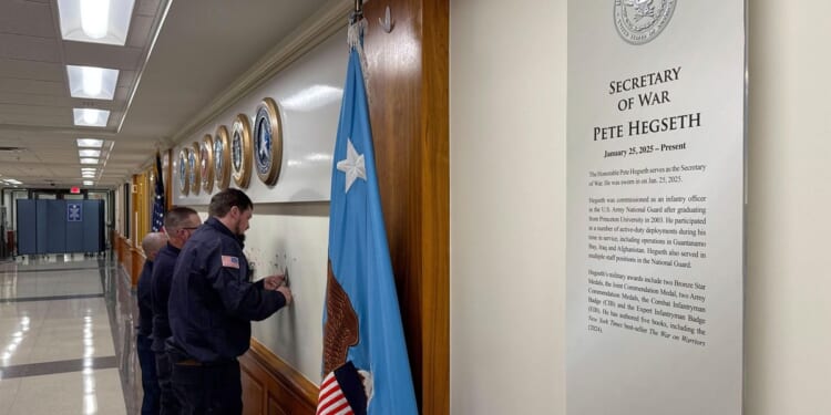 Congressional report says changing Defense Department to War Department could cost $125 million