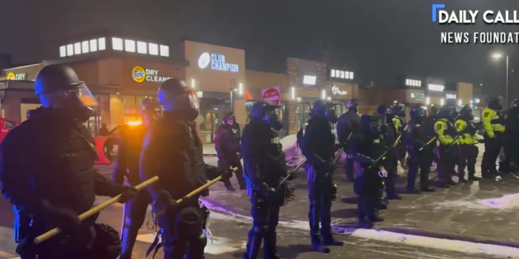 Cops Finally Unleashed On Anti-ICE Rioters Near Minneapolis