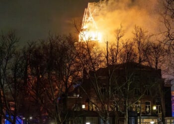Famous Church Burns As Netherlands Police Face Unprecedented Violence On New Year’s Eve
