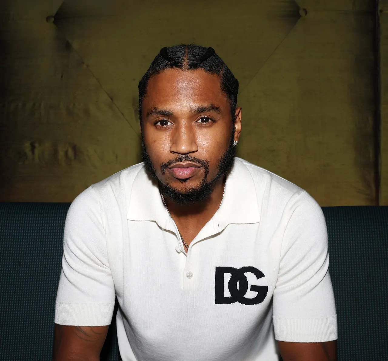 NEW YORK, NEW YORK - JUNE 22: Trey Songz attends inBetweeners & D&G, powered by UNXD. DGFamily NFT.NYC Party at TAO Uptown on June 22, 2022 in New York City. (Photo by Shareif Ziyadat/Getty Images For INBETWEENERS x DOLCE & GABBANA)