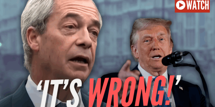 Farage: Trump’s Tariff Threats Are ‘Wrong and Bad’