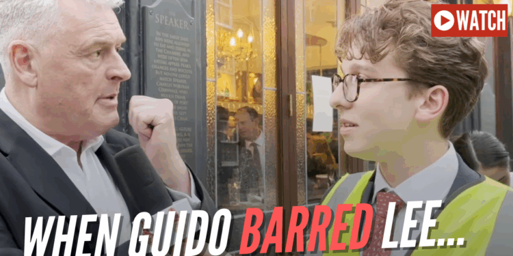 Guido Debunks Lee Anderson's Claim He's 'Never' Been Thrown Out of a Pub – Guido Fawkes