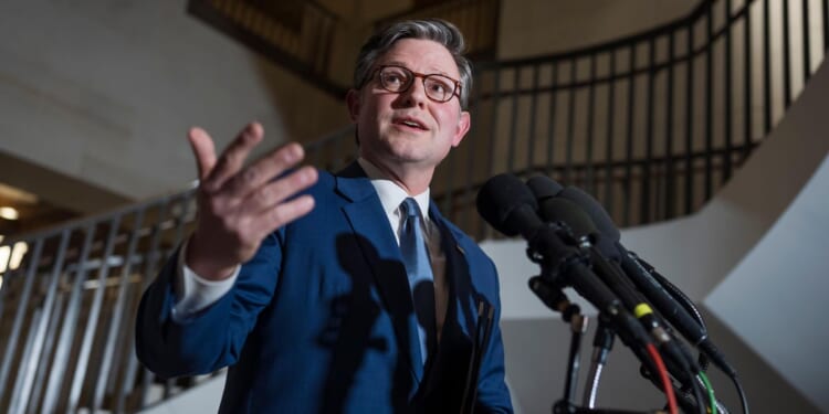 House Speaker Mike Johnson says he doesn't see 'any necessity' for war with Iran