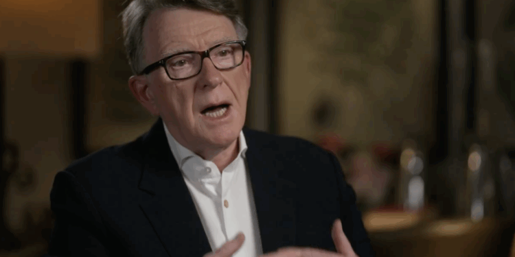 Mandelson Doesn’t Apologise for Association with Epstein