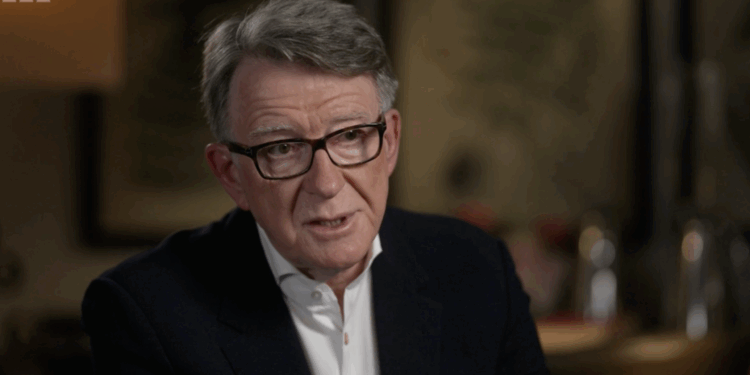 Mandelson: I Understand Why I Was Sacked