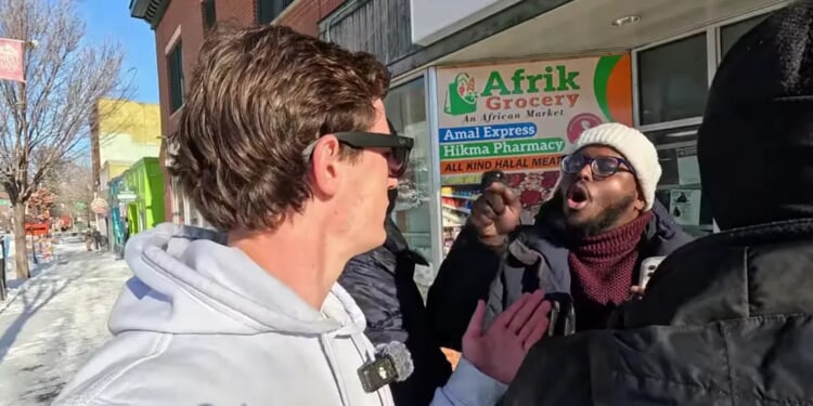 Nick Shirley’s Security Forced To Step In As Angry Somali Berates Him