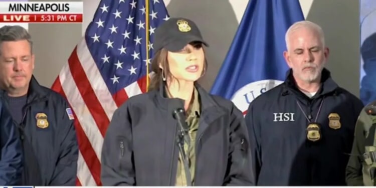 Noem Says Officer Targeted In ICE Attack Was Previously Run Over And Dragged By Anti-ICE Rioter