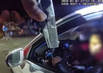Officer Opens Fire While Being Dragged by Armed Suspect in Baltimore Traffic Stop [WATCH]