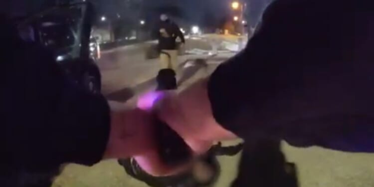 Suspect Tries to Run Over Baltimore Cops, Quickly Finds Out That Was a Bad Idea [WATCH]