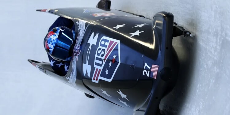 Team USA Bobsledder Kris Horn Takes Horrifying Ride By Himself After Teammates Completely Crashout